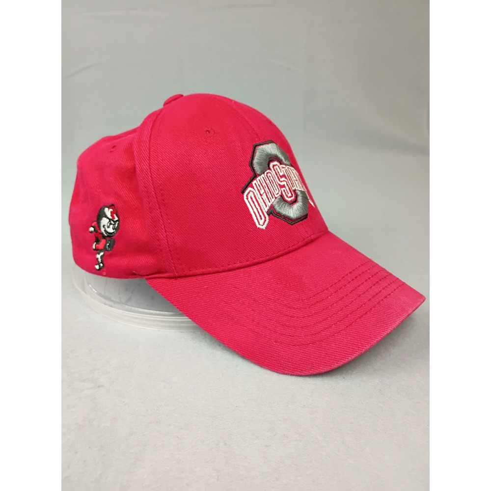 Ohio State Buckeyes Hat Red Brutus Buckeye Embroidered Cap T.E.I. One Size